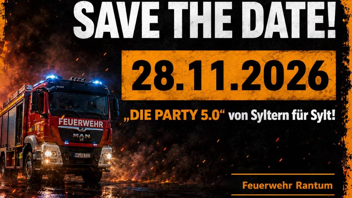 DIE PARTY 5.0 auf Sylt in Freiwillige Feuerwehr Rantum, Hörnumer Str. 8, 25980 Sylt, Rantum