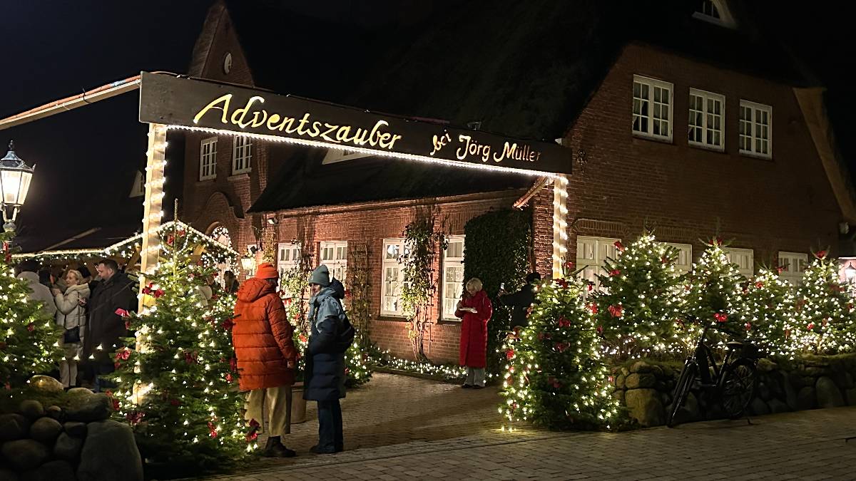 Adventszauber bei Jörg Müller in Hotel & Restaurant Jörg Müller, Sürderstraße 8, 25980 Sylt, Westerland