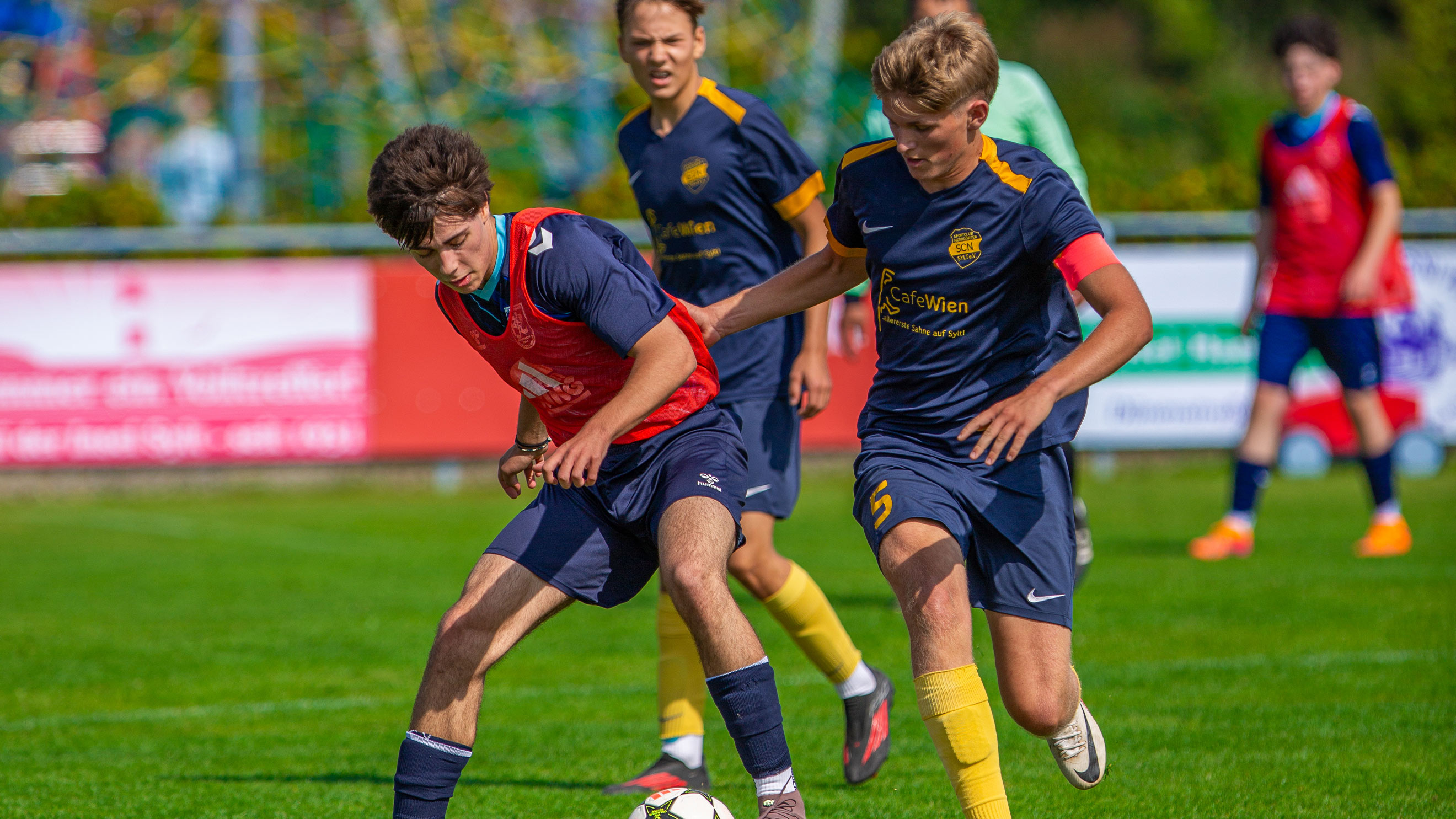 Fussball: TV Grundhof/Husby SG (9ner) - SC Norddörfer (9er) (A-Junioren) in Nordstraße  4, Nordstraße  4, 24989 Dollerup