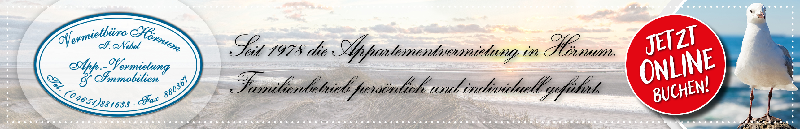 Appartementvermietung Nebel