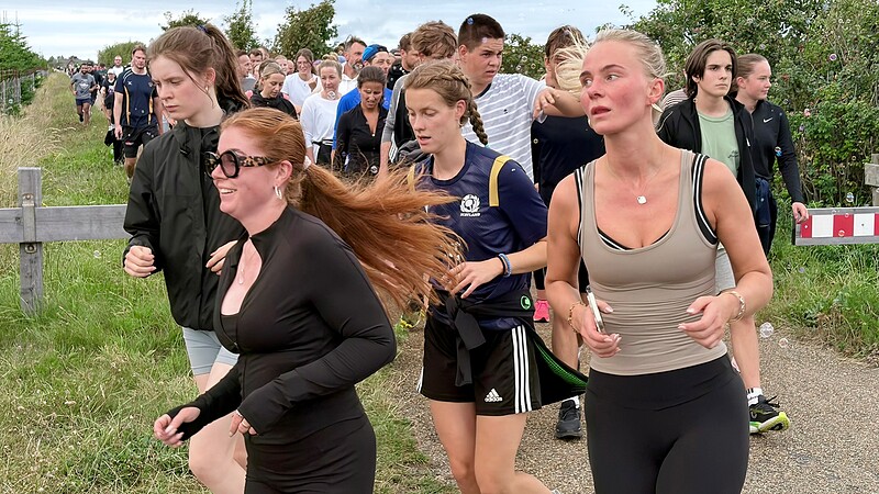 Ob alt der jung, ob langsam oder schnell unterwegs: Beim Run & Rave auf Sylt war jede und jeder willkommen.