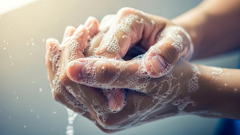 Gründliches Händewaschen gehört zu den einfachsten Maßnahmen, um sich und andere vor Infektionen zu schützen. Gerade während der Grippesaison kann regelmäßige Handhygiene dazu beitragen, die Verbreitung von Krankheitserregern zu verringern.